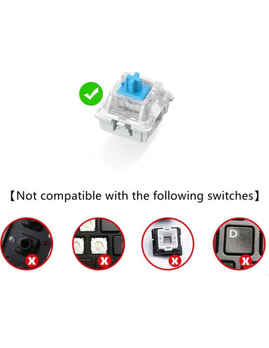 Conjunto de Teclas PBT para Teclados Mecánicos MX Morgana 12 Piezas