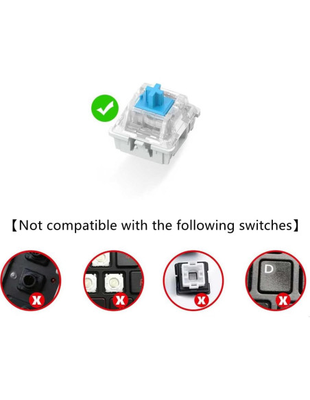 Conjunto de Teclas PBT para Teclados Mecánicos MX Morgana 12 Piezas