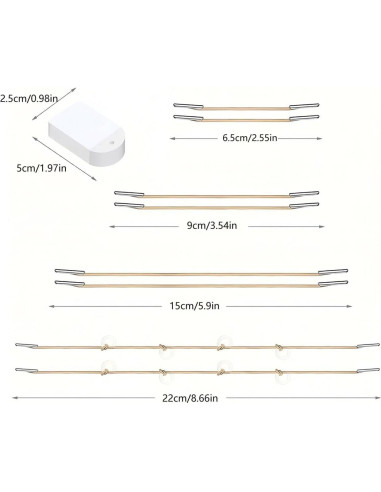 Cinta de levantamiento facial Habodd 60 parches transparentes