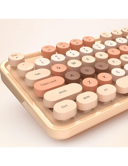 Combo Teclado y Ratón Inalámbrico Lomiluskr 2.4G Colorido