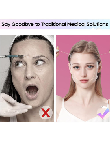 Cinta de levantamiento facial Habodd 60 parches transparentes