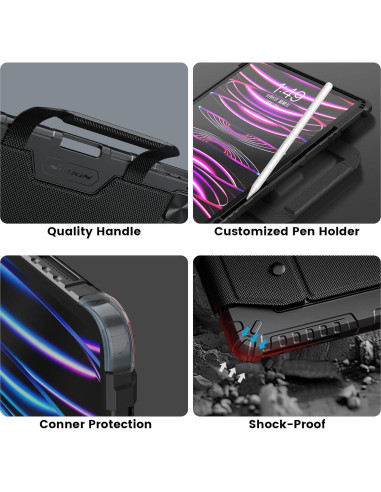Funda de Teclado Retroiluminado Nillkin para iPad Air 13" y Pro 12.9"