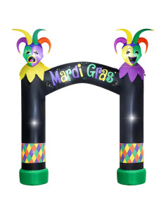 Arco Inflable de 3M VIKIMORA con Luces LED - Decoración Mardi Gras
