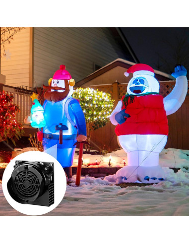 Juego de Ventiladores Inflables Wettal 12V 1.2A con Luces LED