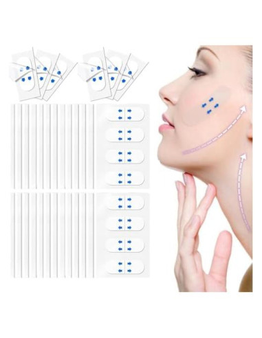 Cinta Lifting Facial Invisible Thyrhntr 240PCS Antiarrugas