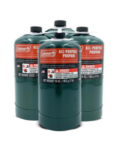 Cilindros de Combustible de Propano Coleman 4 unidades 450 g