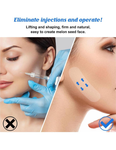 Cinta Lifting Facial Invisible Thyrhntr 240PCS Antiarrugas