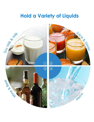 Bolsa de Agua Plegable Ellsang 5L - 3 Paquetes, Libre de BPA