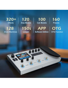 Procesador de Efectos MK-300 de Bajo - 320+ Efectos, 10H Batería 2