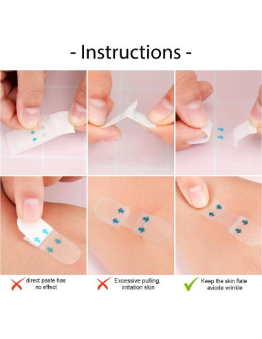 Cinta Lifting Facial Invisible Thyrhntr 240PCS Antiarrugas