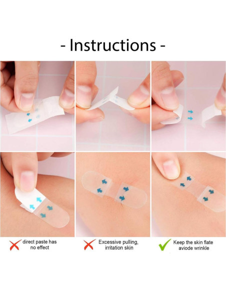 Cinta Lifting Facial Invisible Thyrhntr 240PCS Antiarrugas