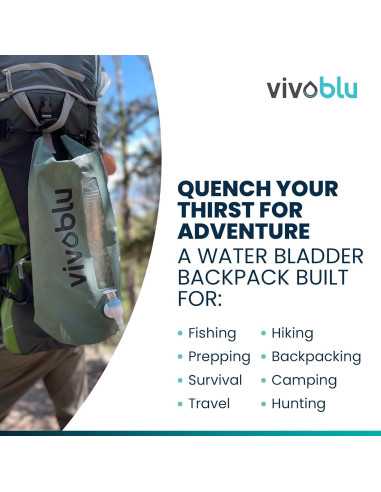 Mochila de Hidratación Vivoblu 10L con Filtro Core Family
