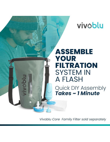 Mochila de Hidratación Vivoblu 10L con Filtro Core Family