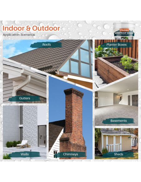 Sellador Impermeable Líquido Tkaimy 18.93L Transparente