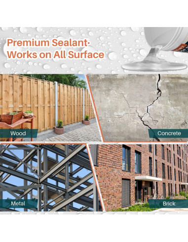 Sellador Impermeable Líquido Tkaimy 18.93L Transparente