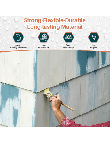 Sellador Impermeable Líquido Tkaimy 18.93L Transparente