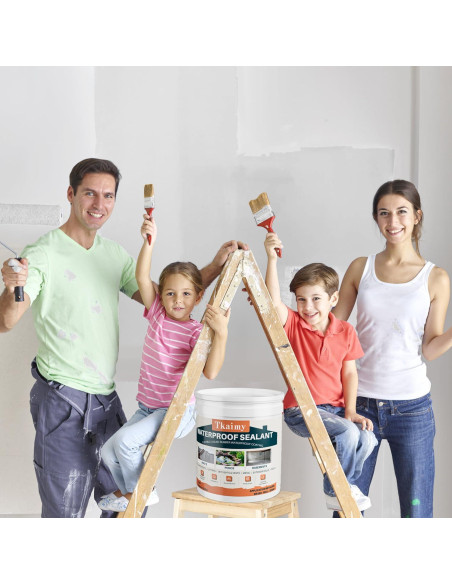 Sellador Impermeable Líquido Tkaimy 18.93L Transparente