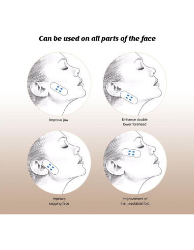 Cinta Lifting Facial Invisible Thyrhntr 240PCS Antiarrugas