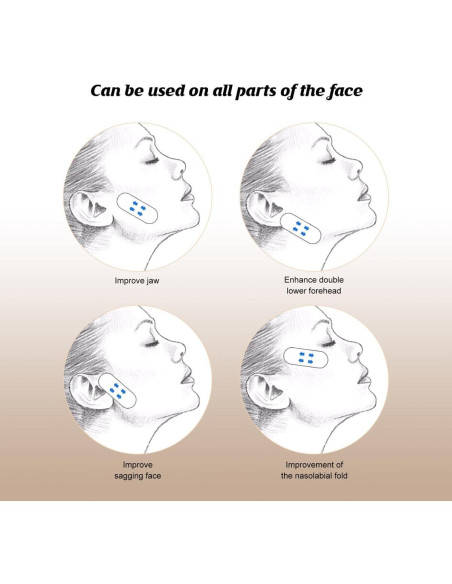 Cinta Lifting Facial Invisible Thyrhntr 240PCS Antiarrugas