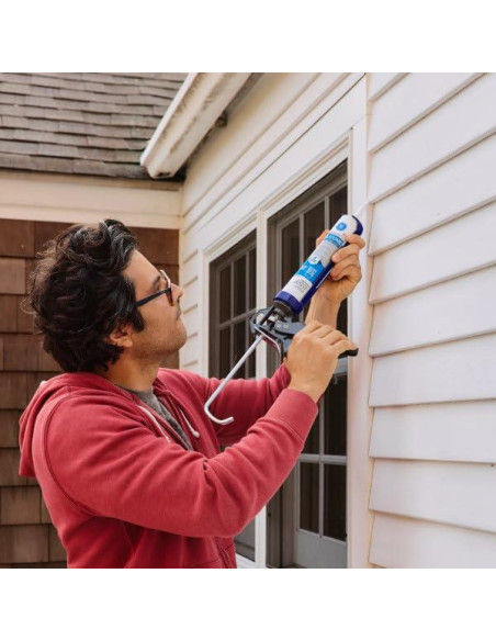 Sellador de Silicona Multiusos GE 295 ml Transparente 100% Impermeable