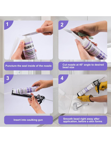 Sellador Impermeable DURVOL 1.16kg para Cocina y Baño