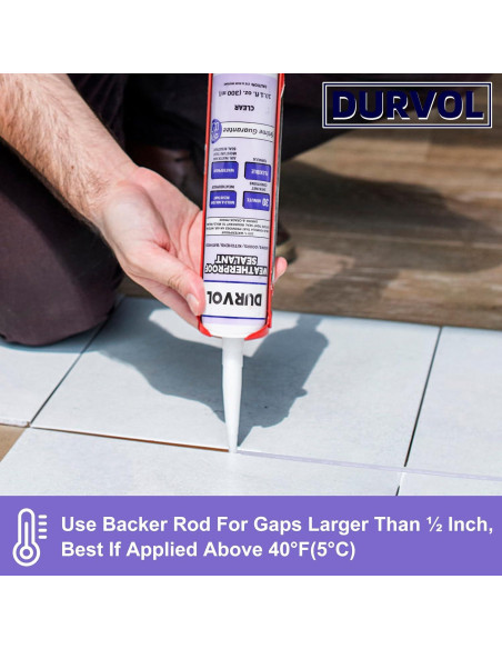 Sellador Impermeable DURVOL 1.16kg para Cocina y Baño