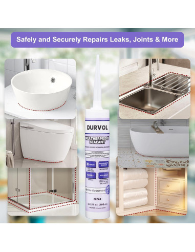 Sellador Impermeable DURVOL 1.16kg para Cocina y Baño