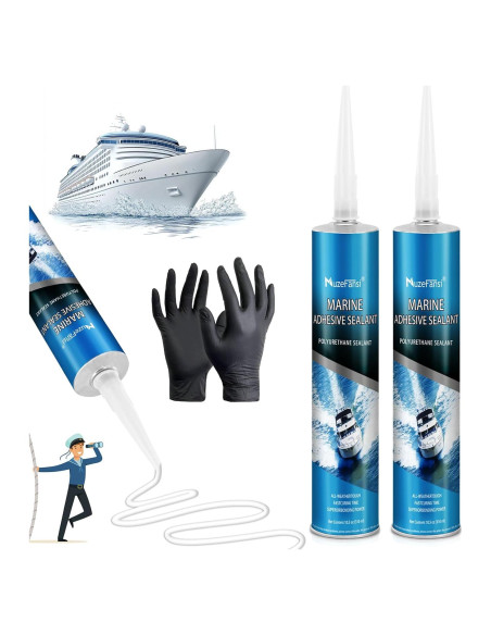 Sellador Marino 5200 MuzeFansi 2 Paquete 10oz Impermeable UV