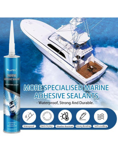 Sellador Marino 5200 MuzeFansi 2 Paquete 10oz Impermeable UV 2