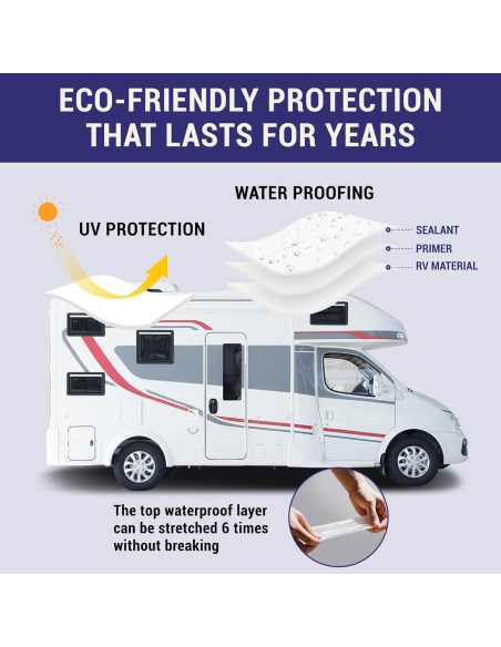 Recubrimiento de Techo RV BingoPaint 3.785L Membrana Impermeable