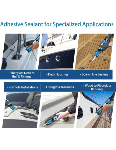 Sellador Marino 5200 MuzeFansi 2 Paquete 10oz Impermeable UV