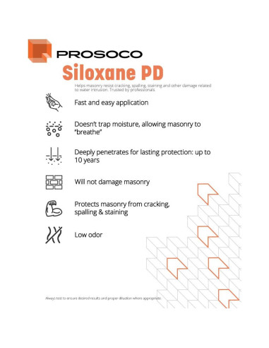 Repelente de Agua Prosoco Sure Klean Siloxane PD 3.78L