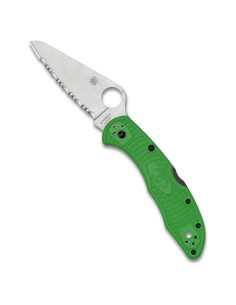 Cuchillo Spyderco Salt 2 LC200N Verde FRN 16.5cm - SpyderEdge