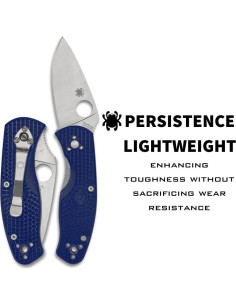 Cuchillo de bolsillo Spyderco Persistence Lightweight 6.99cm FRN azul 2