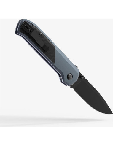 Cuchillo de bolsillo EDC Flytanium Arcade - Carbono azul, 19.56 cm