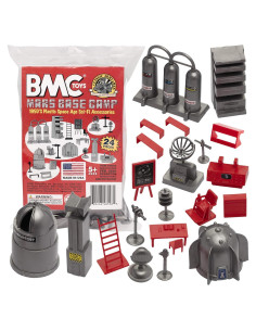 Juego de Accesorios BMC Clásico Campamento Base Marte 24 Piezas
