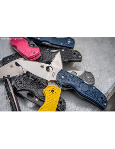 Cuchillo Spyderco Native 5 Lightweight 7.49 cm Acero S30V Negro