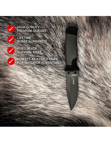 Cuchillo Fijo Boker Plus Outdoorsman 20.32 cm Hoja 9.53 cm