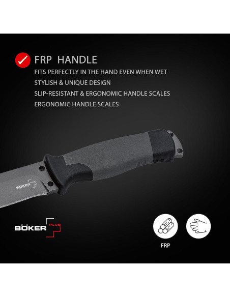Cuchillo Fijo Boker Plus Outdoorsman 20.32 cm Hoja 9.53 cm