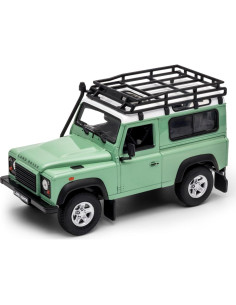 Coche a escala 1:24 OPO 10 Land Rover Defender Verde 2