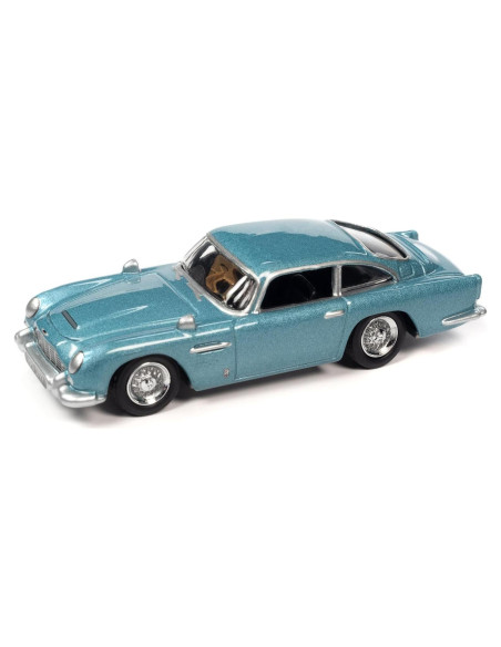 Johnny Lightning 1966 Aston Martin DB5 Azul Metálico 1/64 Johnny Lightning 1966 Aston Martin DB5 Azul Metálico 1/64