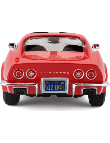 Maisto Chevrolet Corvette 1970 Diecast 1:24 Rojo