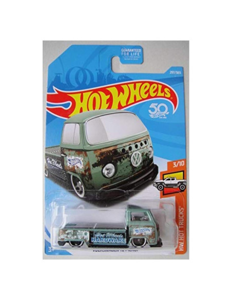 Hot Wheels Volkswagen T2 Pickup Azul 1:64 Coleccionable