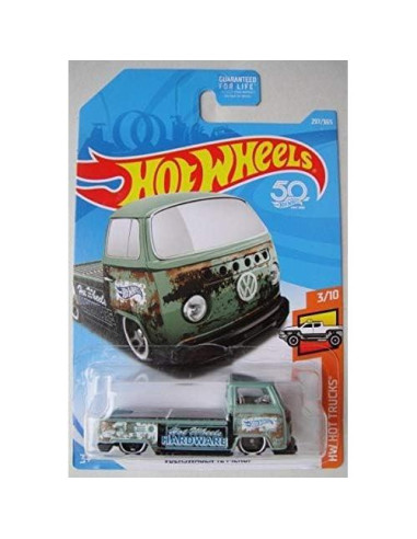 Hot Wheels Volkswagen T2 Pickup Azul 1:64 Coleccionable