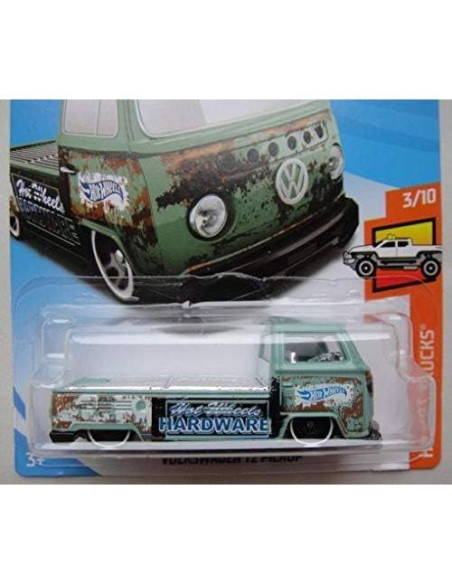 Hot Wheels Volkswagen T2 Pickup Azul 1:64 Coleccionable