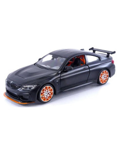 Maisto BMW M4 GTS 1:24 Metal Negro Mate Naranja