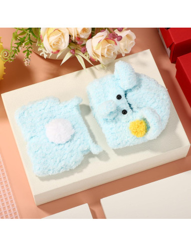 Conjunto de Ropa para Muñecas Lyreh - Mono y Sombrero Elefante Azul