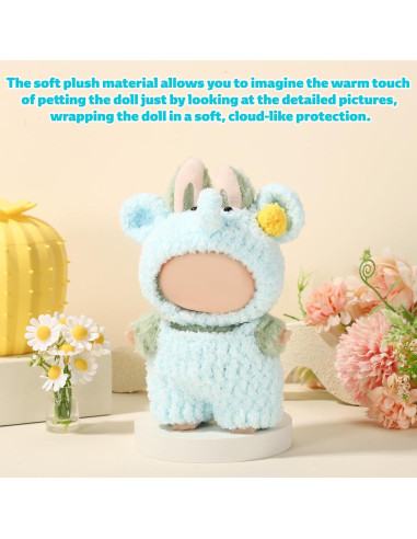 Conjunto de Ropa para Muñecas Lyreh - Mono y Sombrero Elefante Azul