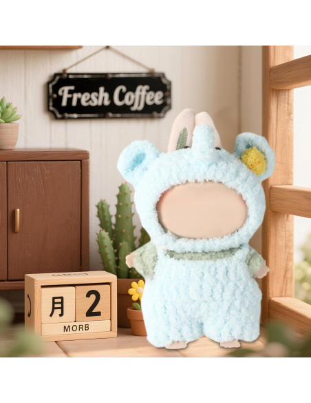Conjunto de Ropa para Muñecas Lyreh - Mono y Sombrero Elefante Azul