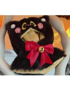 Conjunto de Ropa de Halloween para Muñecas 17cm Gato Nocturno 2
